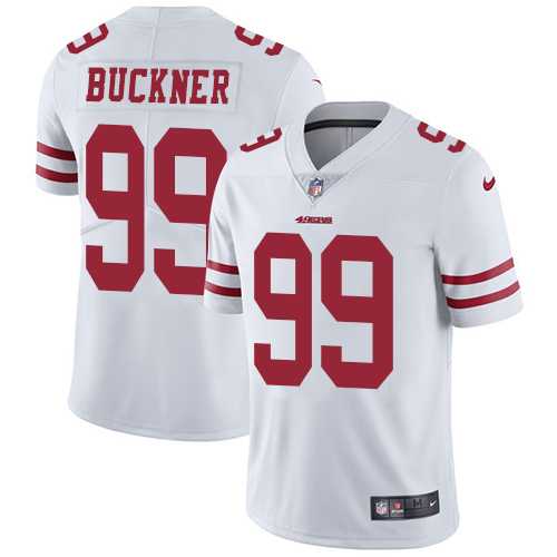 Nike San Francisco 49ers #99 DeForest Buckner White NFL Vapor Untouchable Limited Jersey,We sell and wholesale Nike San Francisco 49ers #99 DeForest Buckner White NFL Vapor Untouchable Limited Jersey on line form chian!